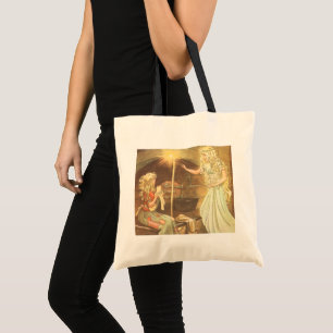 Vintage Fairy Tale, Cinderella and Fairy Godmother Tote Bag