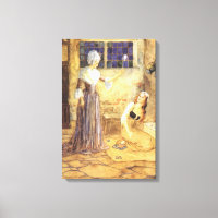 Vintage Fairy Tale Cinderella with Fairy Godmother