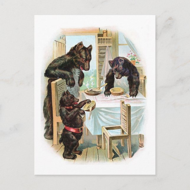 Vintage Fairy Tale Classic Postcard (Front)