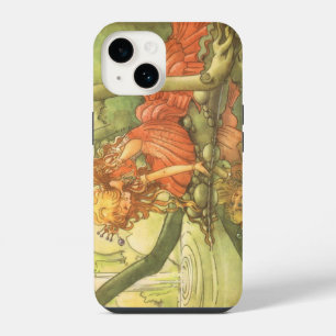 Vintage Fairy Tale, Frog Prince Princess by Pond iPhone 14 Case