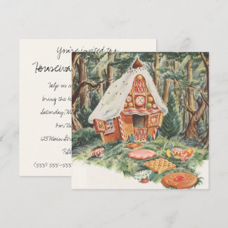Vintage Fairy Tale, Funny Housewarming Invitation
