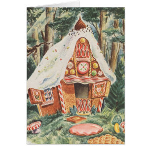Vintage Fairy Tale, Hansel and Gretel Candy House