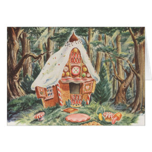 Vintage Fairy Tale, Hansel and Gretel Candy House