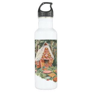 Vintage Fairy Tale, Hansel and Gretel Candy House 710 Ml Water Bottle