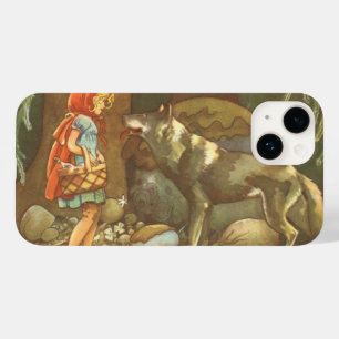 Vintage Fairy Tale, Little Red Riding Hood Case-Mate iPhone 14 Case