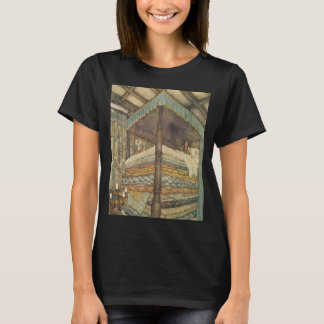 Vintage Fairy Tale, Princess and Pea, Edmund Dulac T-Shirt