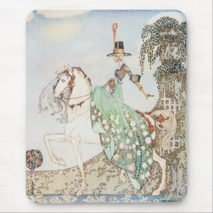 Vintage Fairy Tale, Princess Minette, Kay Nielsen Mouse Pad