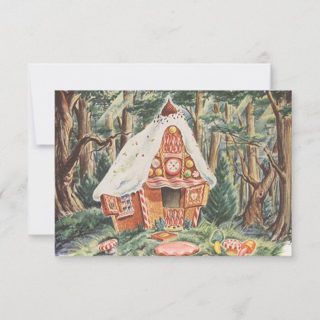 Vintage Fairy Tales, Change of Address Invitation (Front)