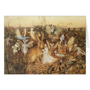 Vintage Fairy Tales, Rabbit Among the Fairies