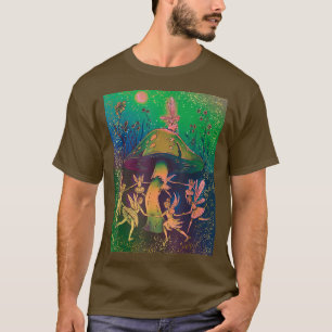 Vintage Fairycore Mushroom Fairy Grunge Academia A T-Shirt