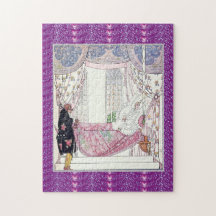 Vintage fairytale prince watercolor illustration