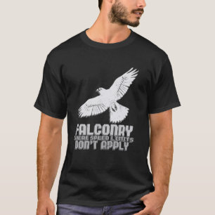 Vintage Falconry Funny Hawking Birding Falconer T-Shirt