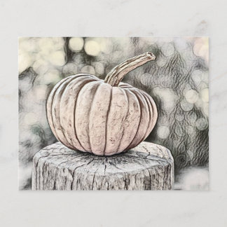 Vintage Fall pumpkins fall colours watercolor 