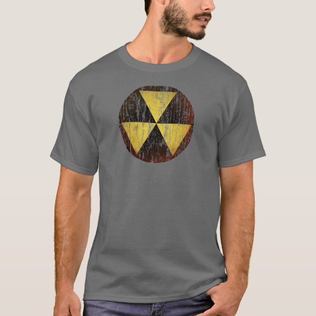 Vintage Fallout Shelter Symbol T-Shirt (Front)