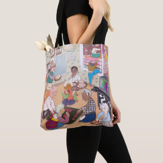 Vintage Family Art Tote Bag