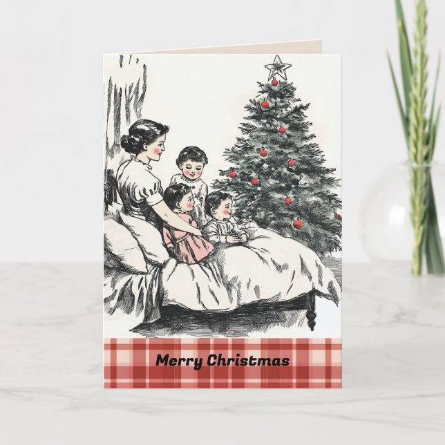 Vintage Family Christmas card (Front)