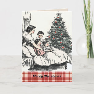 Vintage Family Christmas card