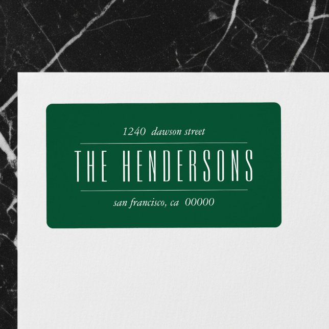 Vintage Family Name Emerald Green (Creator Uploaded)