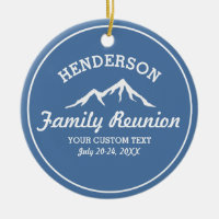 Vintage Family Reunion Trip Cool Mountain Peaks