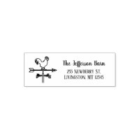 Vintage Family Signature Return Address Wind Vane