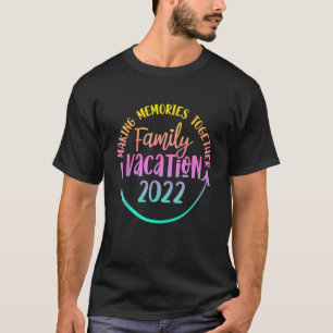 Vintage Family Trip Summer Vacation Beach 2022 T-Shirt