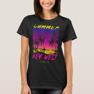 Vintage Family Vacation Florida Summer Key West Be T-Shirt