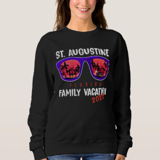 Vintage Family Vacation Florida Sunglasses St Augu Sweatshirt