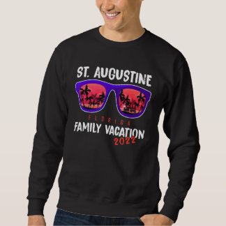 Vintage Family Vacation Florida Sunglasses St Augu Sweatshirt
