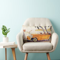Vintage Family Vacation in a Convertible Car