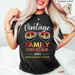 Vintage Family Vacation Making Memories Together T-Shirt