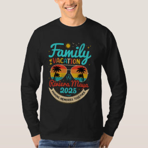 Vintage Family Vacation Riviera Maya 2025 Mexico B T-Shirt