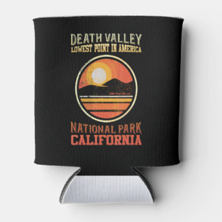 Vintage Family Vacation Travel Death Valley Hiking Can Cooler