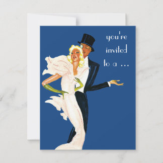 Vintage Fancy Monte Carlo Dinner Party Invitation