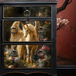 Vintage Fantasy Pegasus Paper Crafting Decoupage