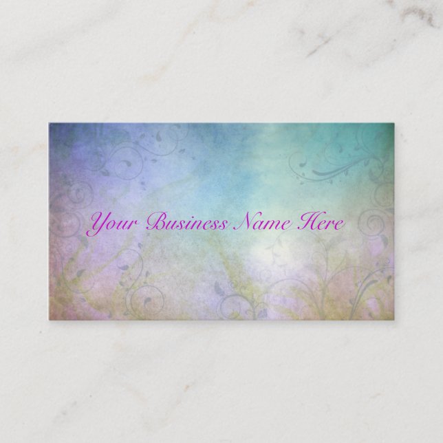 Vintage Fantasy Vine Business Card (Front)