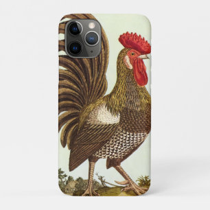 Vintage Farm Animals Chickens, Proud Rooster Case-Mate iPhone Case