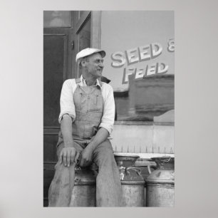 Vintage Farm Security Administration Print