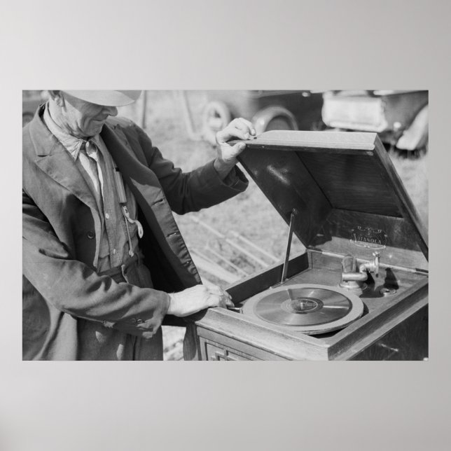 Vintage Farm Security Administration Print (Front)