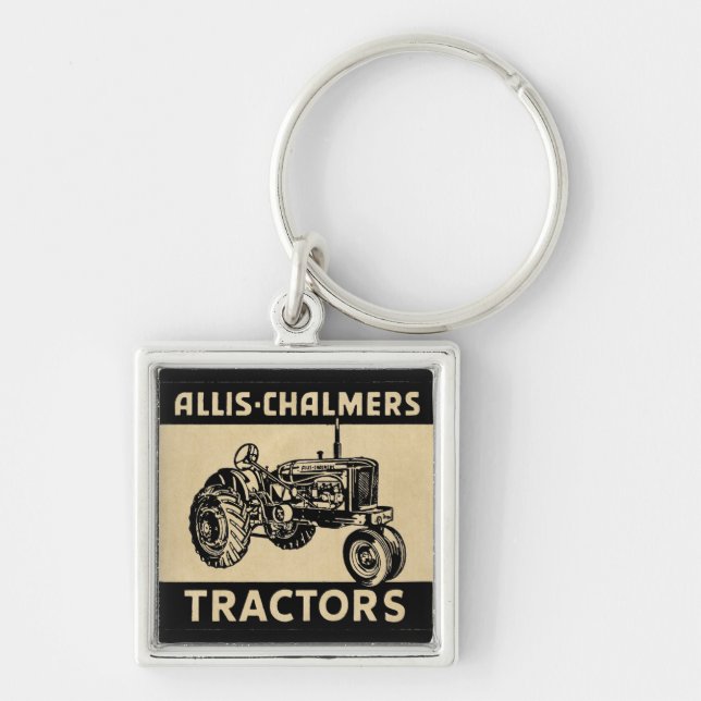 Vintage Farm Tractor Key Ring (Front)