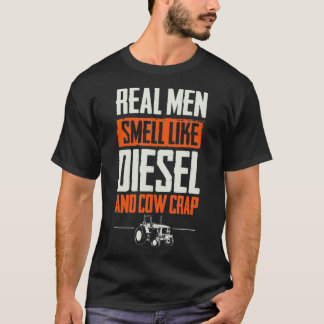 Vintage Farmer  Men Tractor Gift Boys Farm T-Shirt
