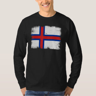 Vintage Faroe Islands the Flag Faroese Independenc T-Shirt