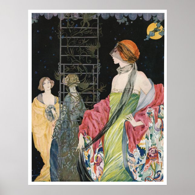 Vintage Fashion Advertising Poster (Front)