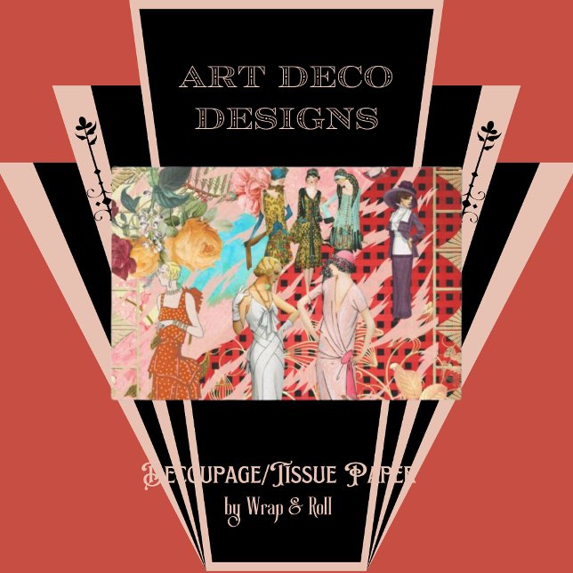 Vintage Fashion Decoupage Tissue Paper (Creator Uploaded)