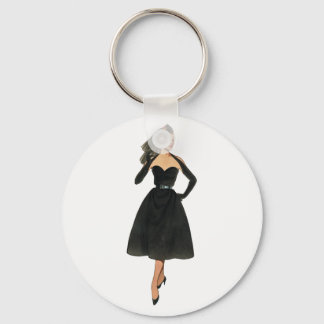 Vintage Fashion Image Keychain