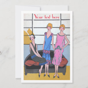 Vintage Fashion Invitation