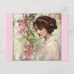 vintage fashion postcard