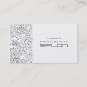 Vintage Fashion Salon Appointment Business Card