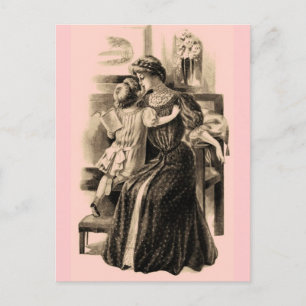 Vintage Fashions 1900 Postcard