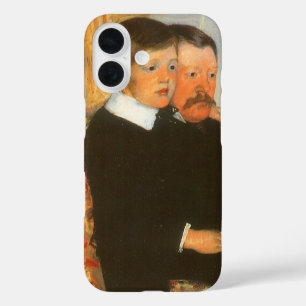 Vintage Father and Son Portrait by Mary Cassatt iPhone 16 Case
