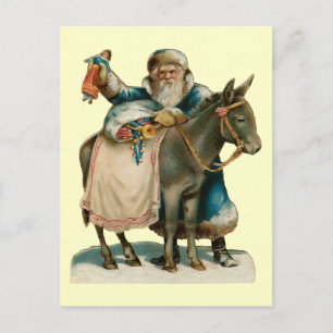 Vintage Father Christmas Postcard